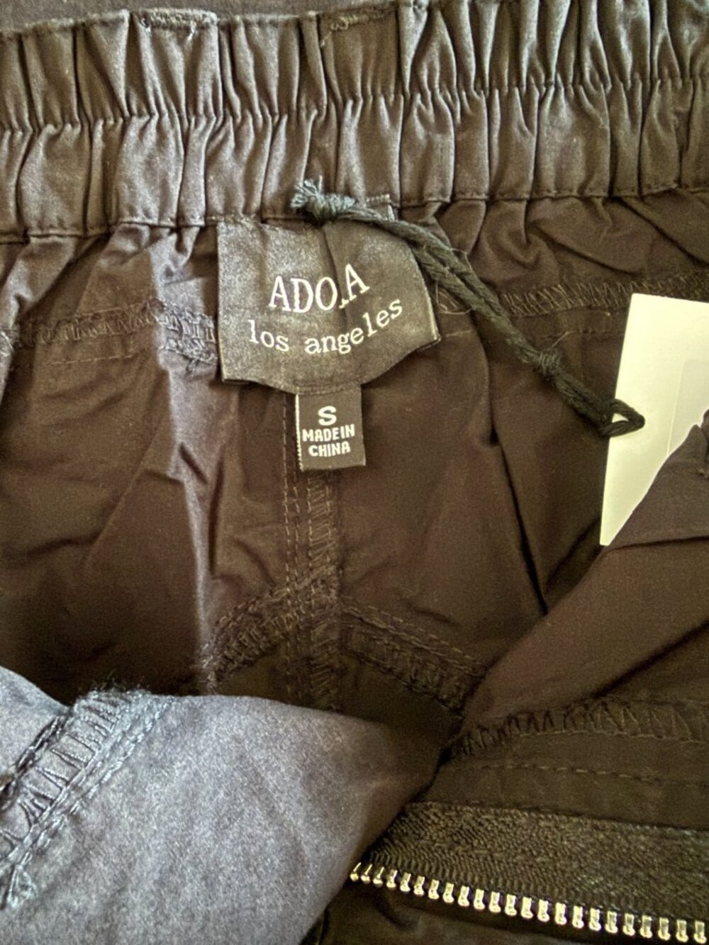 NWT Parachute-Inspire Wide Leg Cargo 90s Pants Lightweight Cotton Baggy Utility - Picture 10 of 12